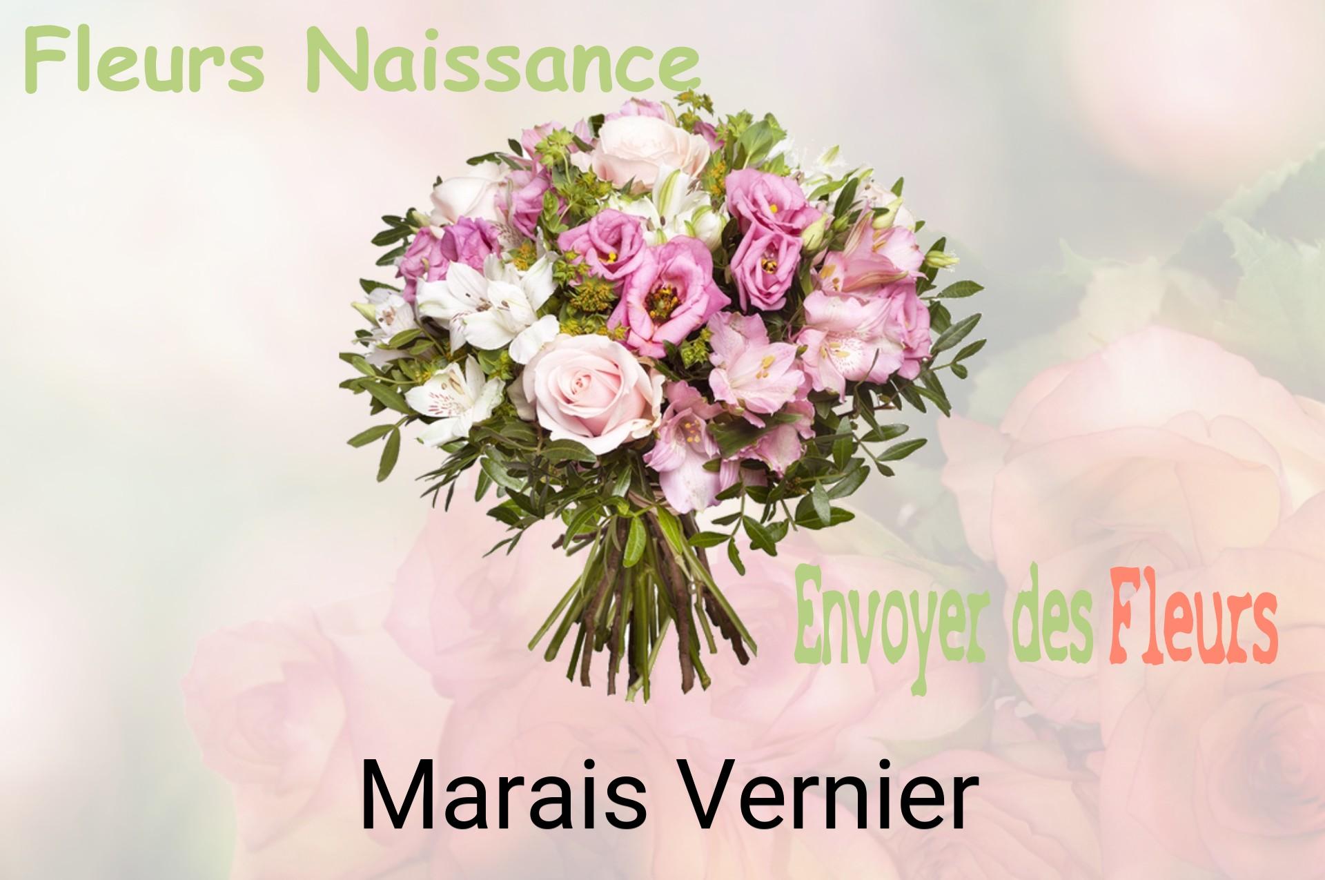 Bouquet de fleurs de naissance livré à Marais-Vernier